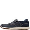 CLARKS  MENS  SHOE - NAVY NUBUCK